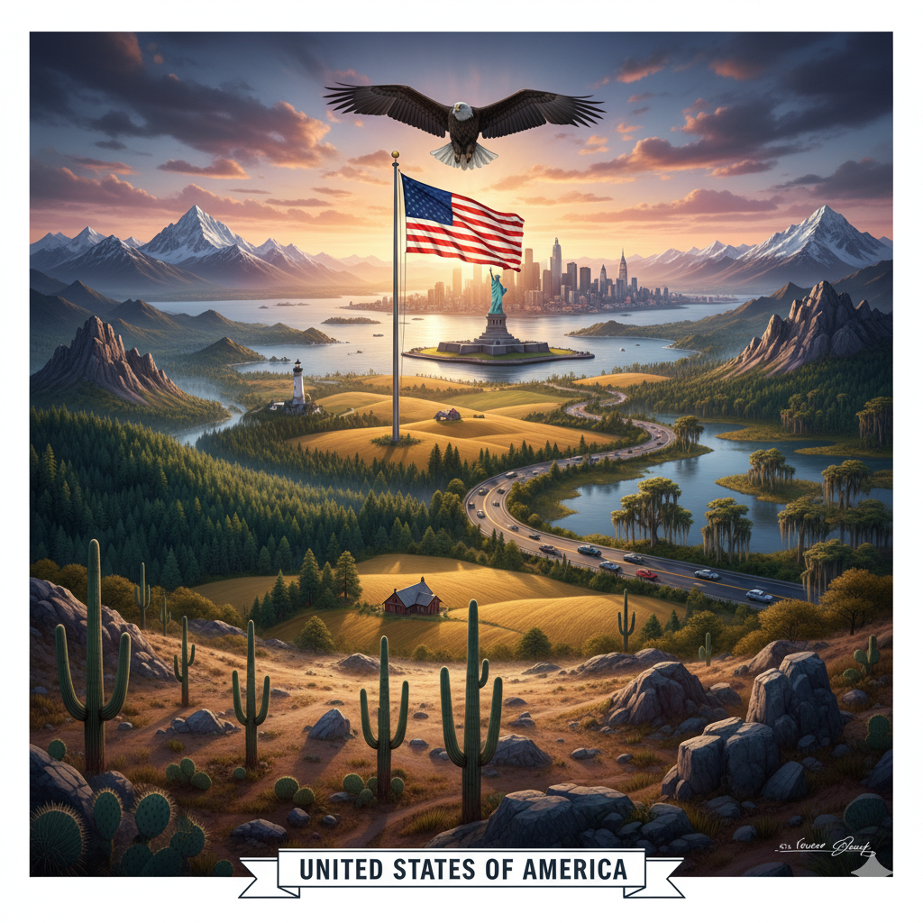 Beautiful USA Landscape - Destination/Support Base